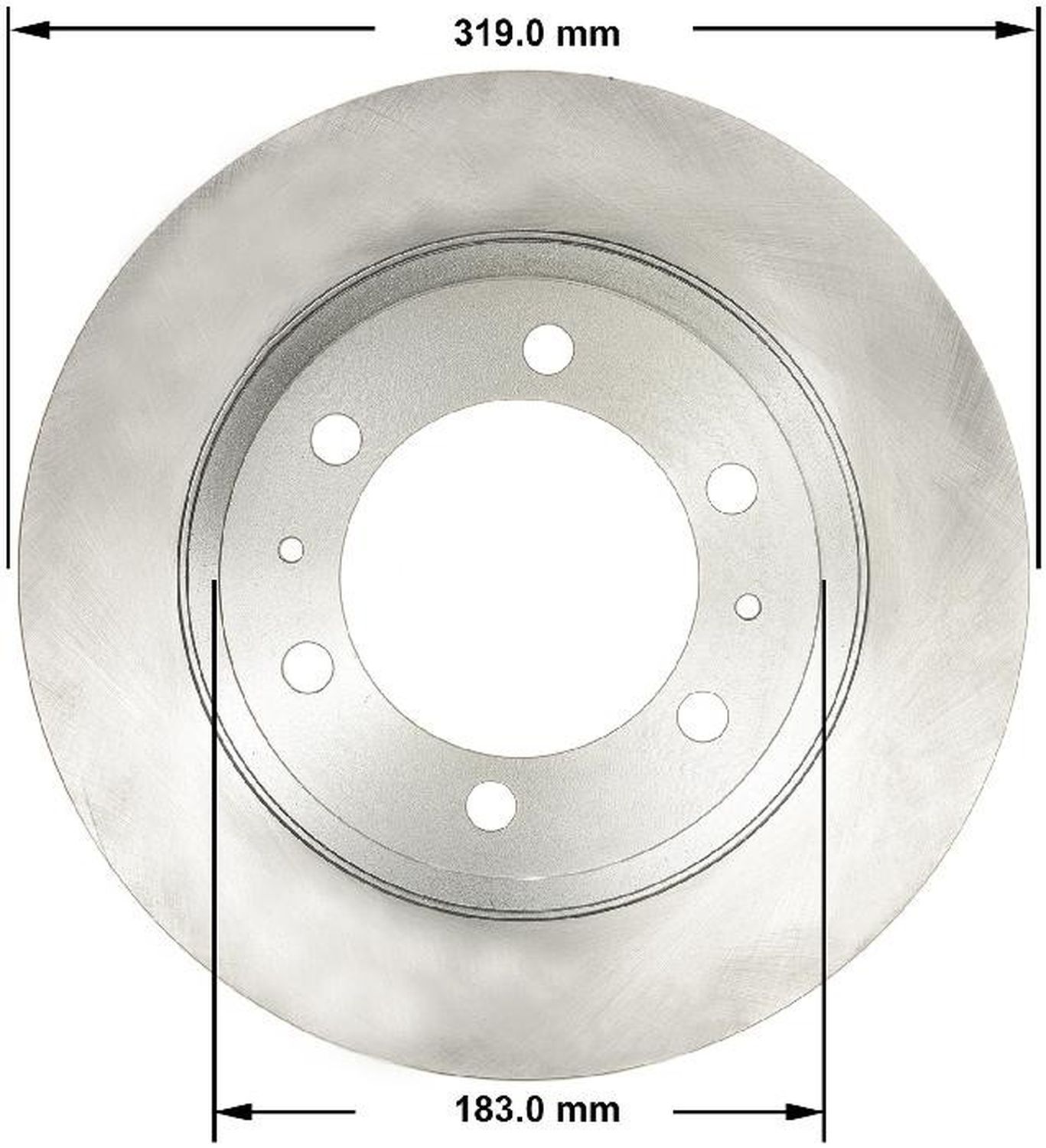Bendix PRT5819 BENDIX Disc Brake Rotor For 08-21 4Runner FJ Cruiser Tacoma