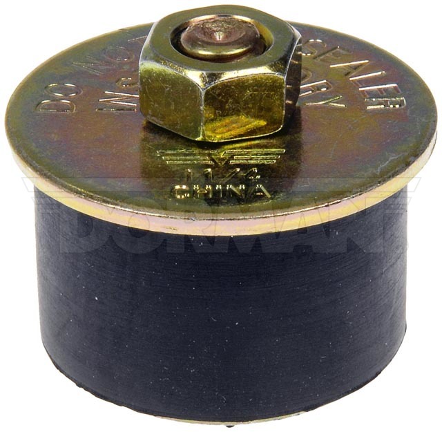 Dorman 02601 Rubber Expansion Plug 11/4 In. Size Range 11/4 In. 1