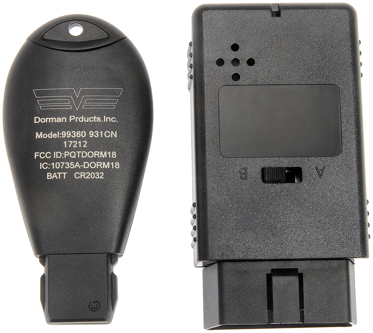 Dorman 99360 Keyless Entry Remote 3 Button