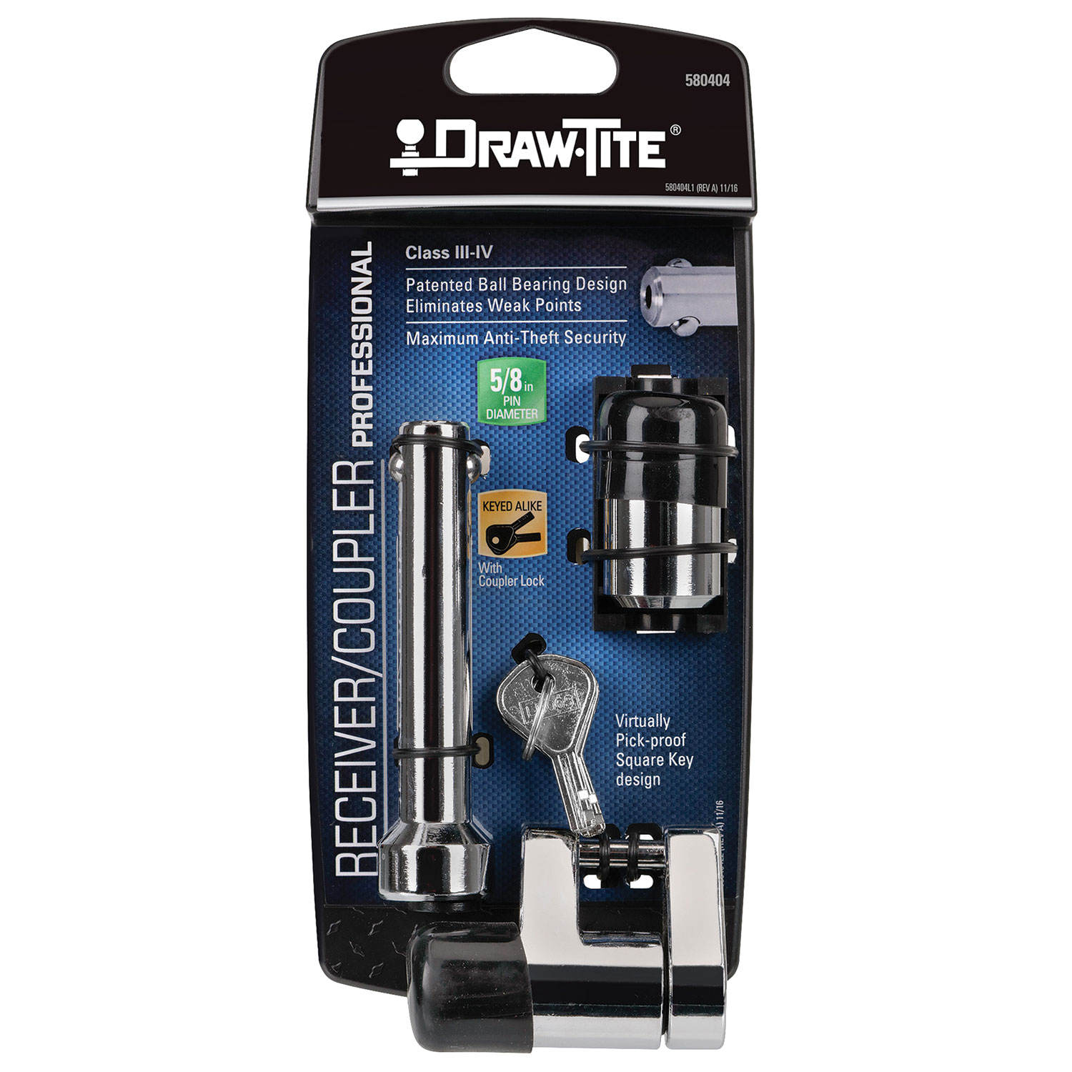 Draw-Tite 580404 Trailer Coupler Lock Set