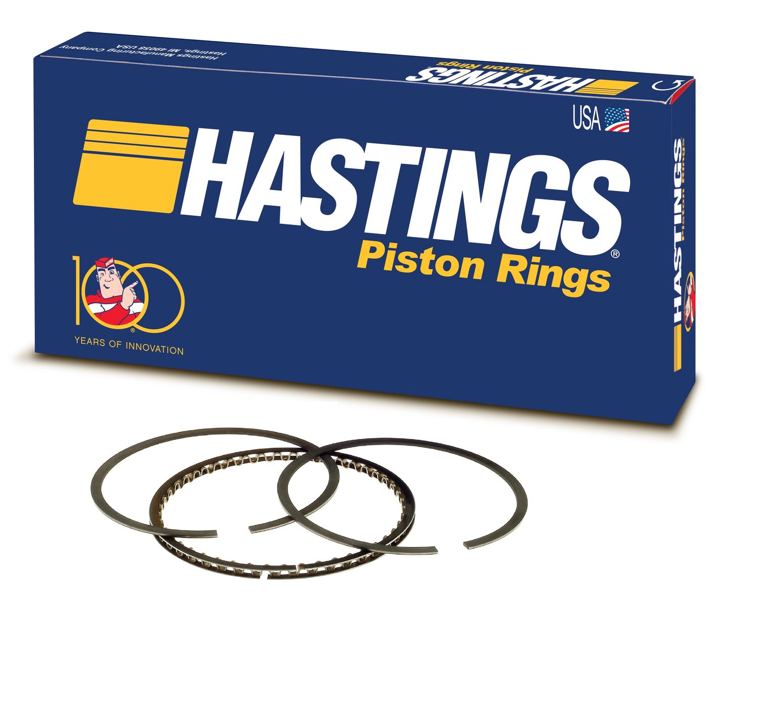 Hastings 2C5595S060 Single Cylinder Piston Ring Set 