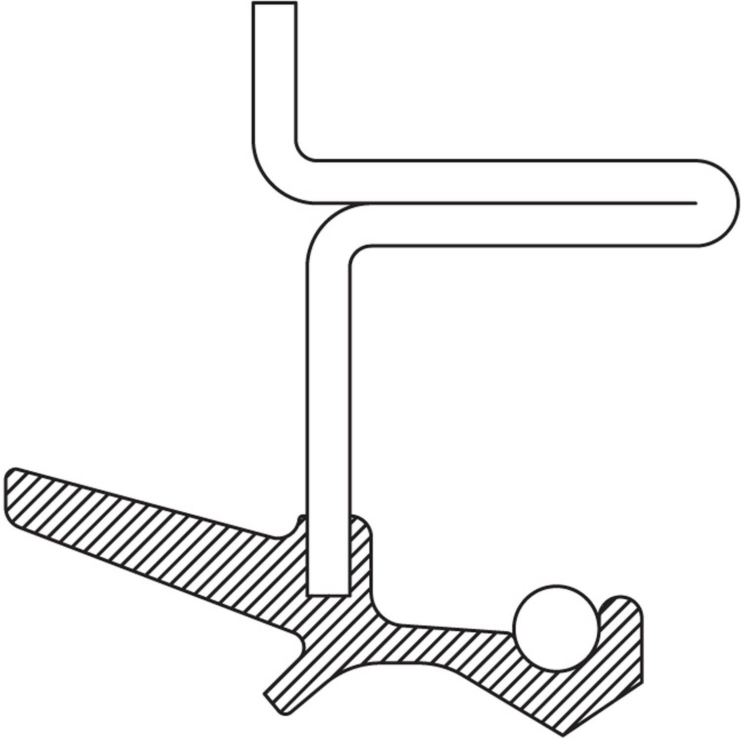 National 710653 Trans Case Output Shaft Seal