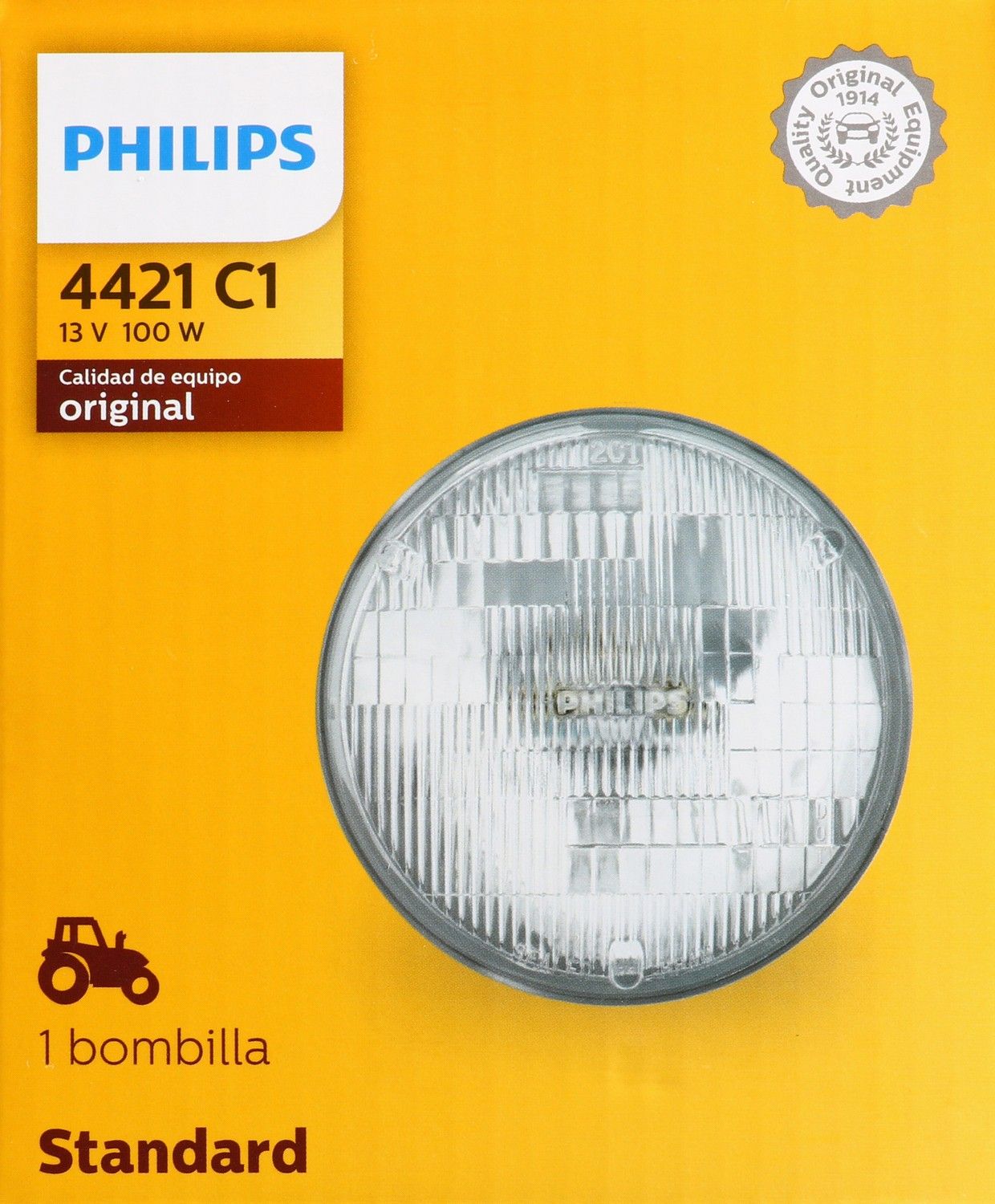 Phillips 4421C1 Standard Sealed Beam 4421 Headlight Bulb - Bild 7 von 10