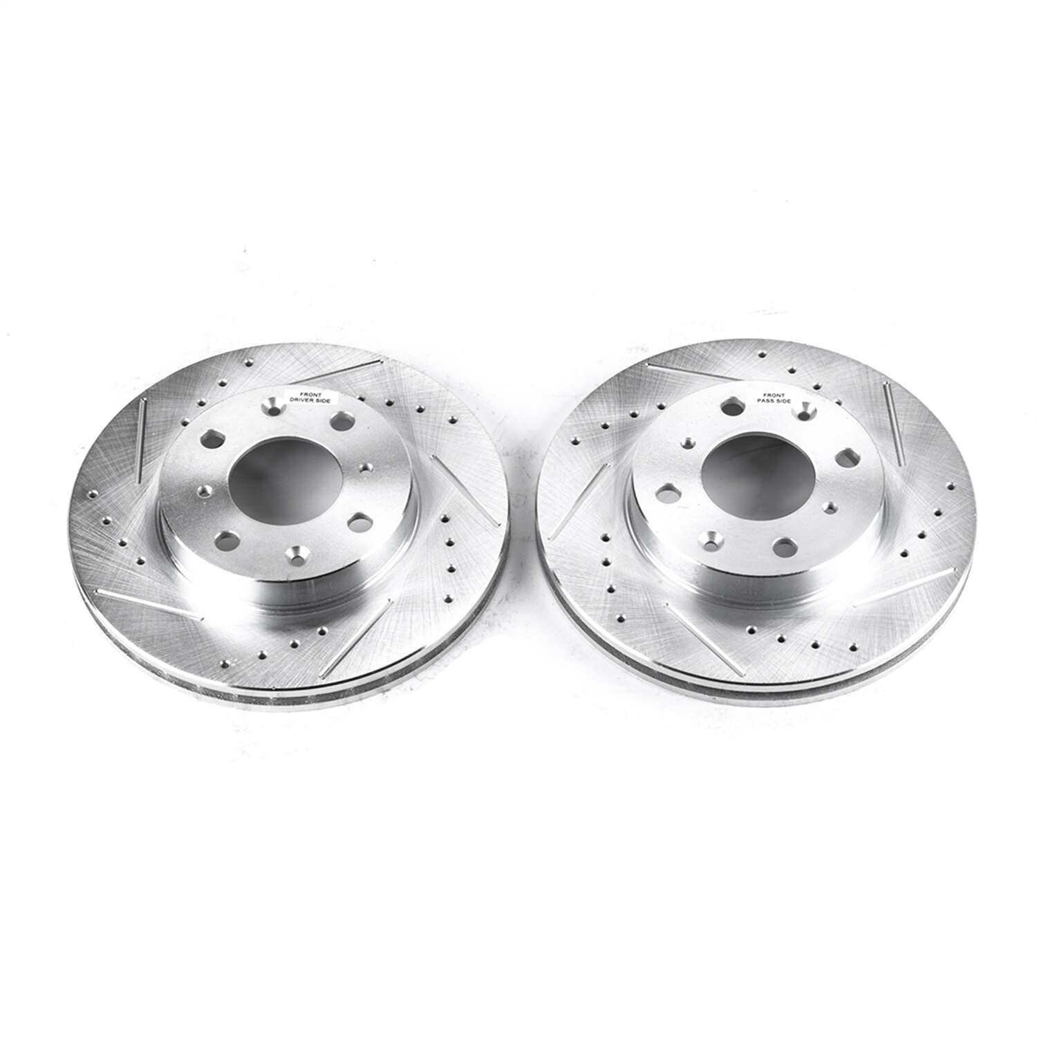 PowerStop JBR525XPR Disc Brake Rotor Set For 90-00 Honda Civic Civic del Sol CRX