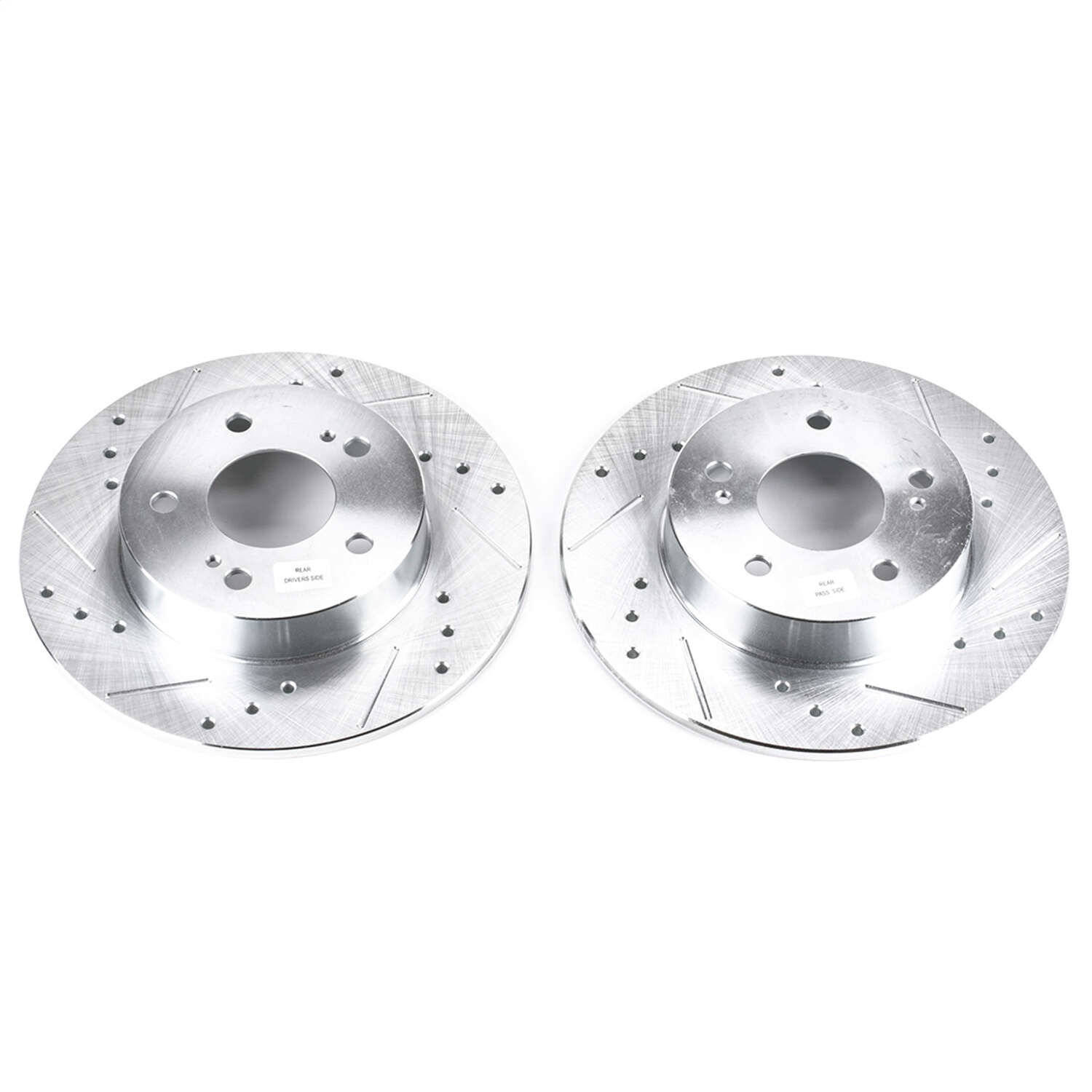 PowerStop JBR752XPR Disc Brake Rotor Set For 94-04 I30 I35 Maxima