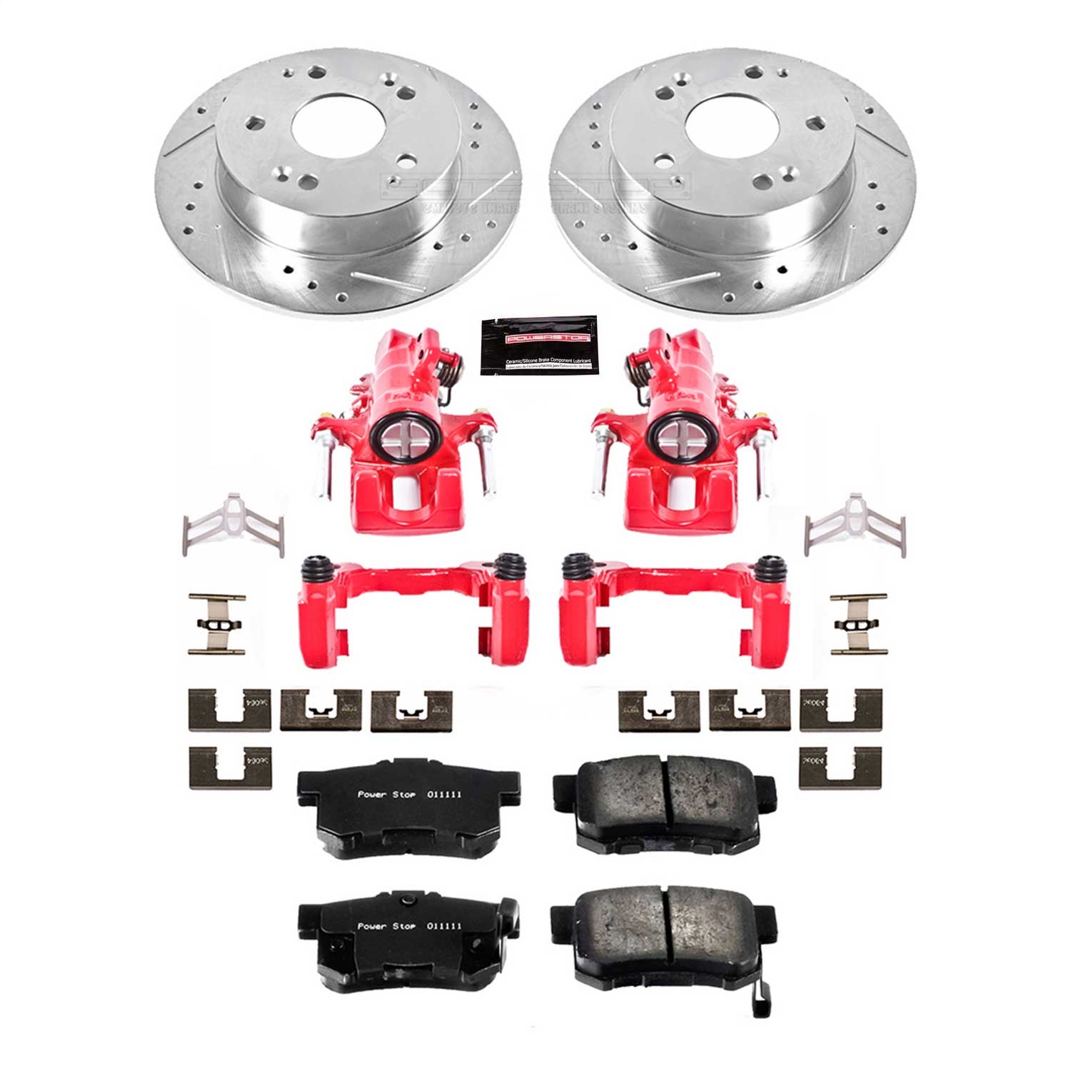 Powerstop Kc2270A Disc Brake Kit For 02-06 Acura Honda Civic Rsx