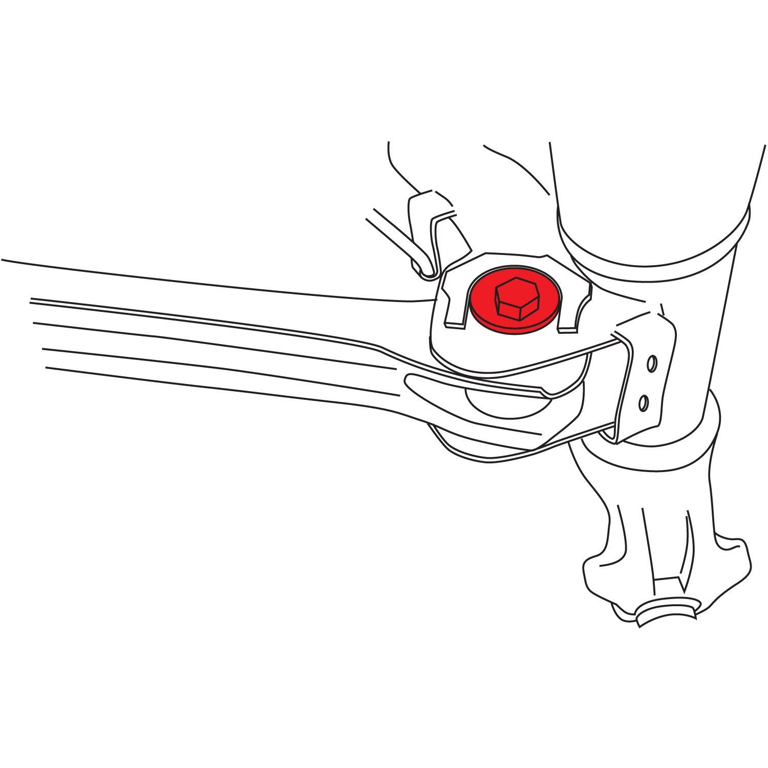 SPC Performance 82385 Alignment Caster / Pinion Angle Bolt Kit Front
