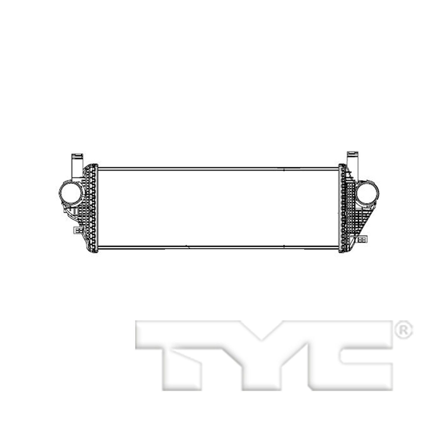 TYC 18044 Intercooler For 14-16 Jeep Grand Cherokee