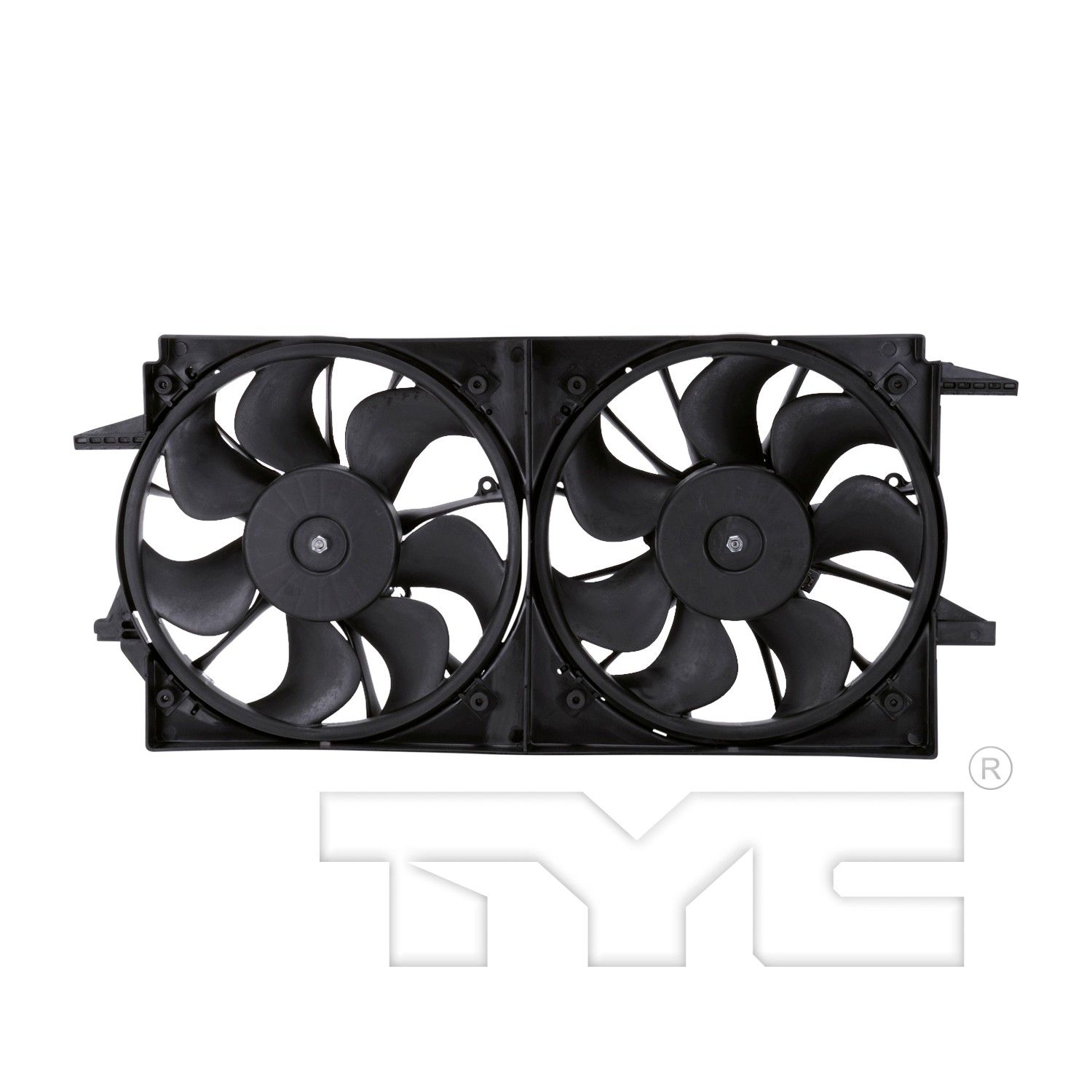 TYC 620090 Dual Radiator and Condenser Fan Assembly 762405230795 