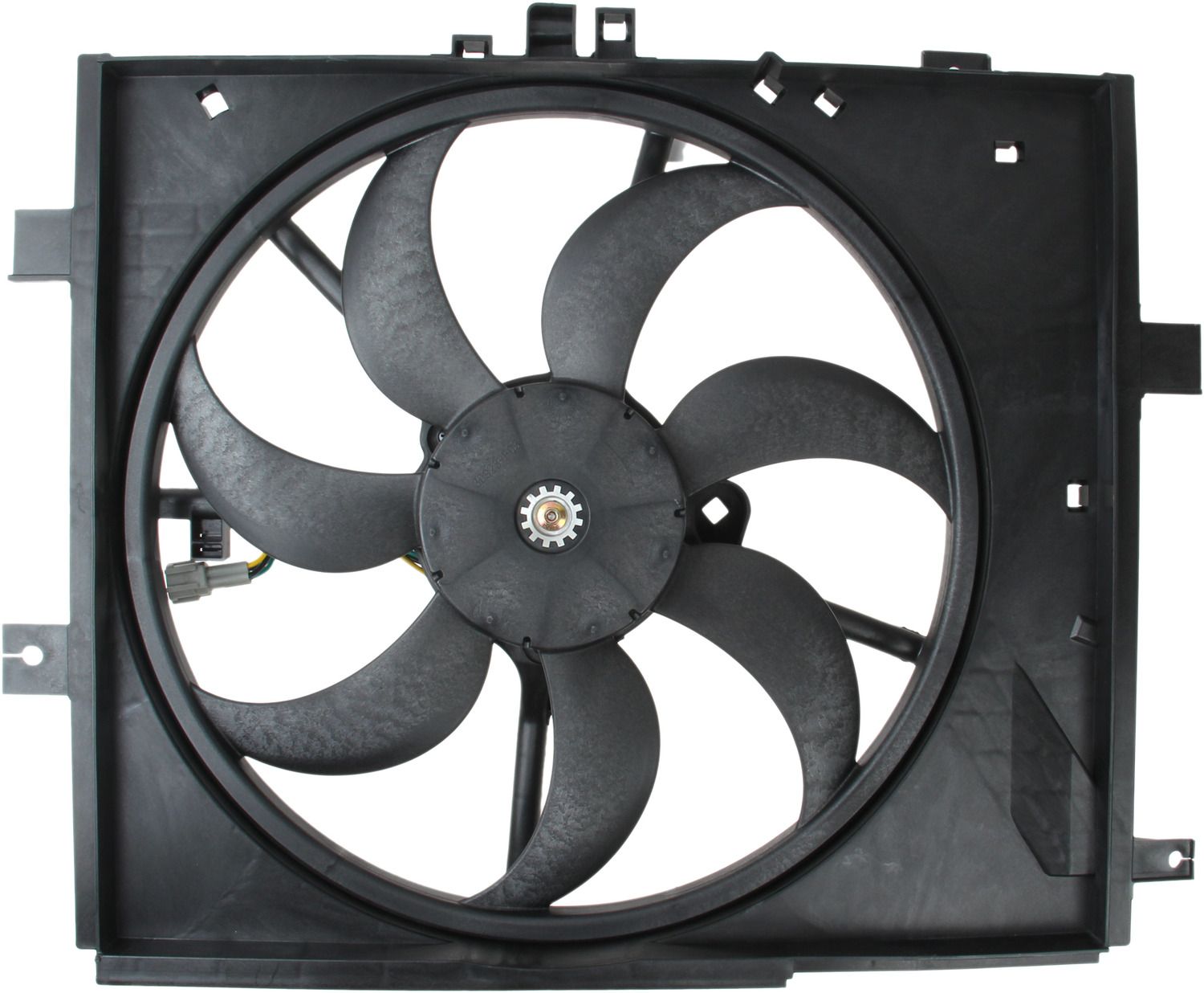 TYC 623090 Dual Radiator and Condenser Fan Assembly For 12-19 