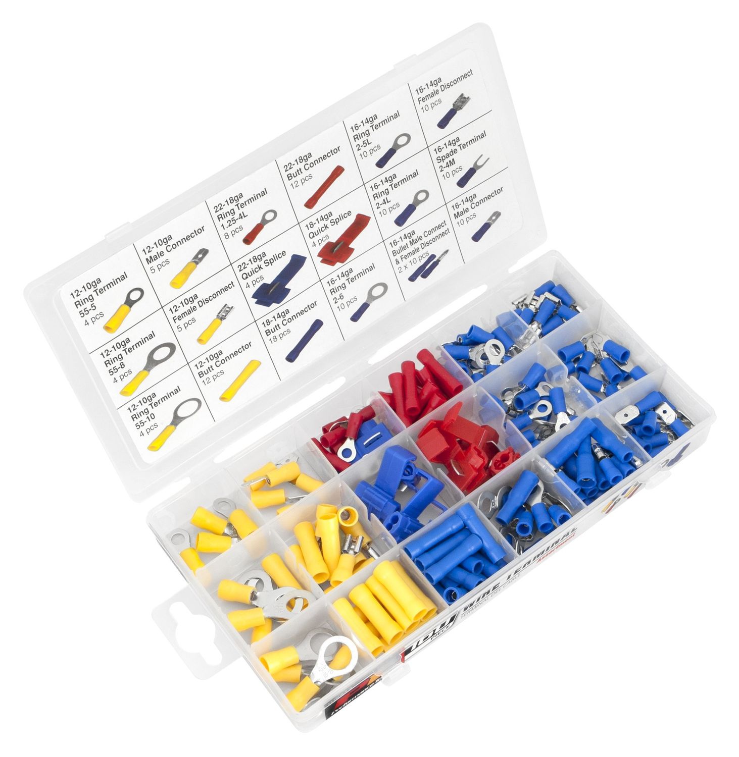 Performance Tool W5213 160 Piece Wire Terminal Asst.