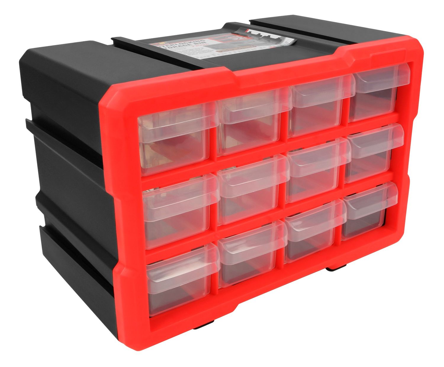 Performance Tool W5912 12-Drawer Interlocking Storage