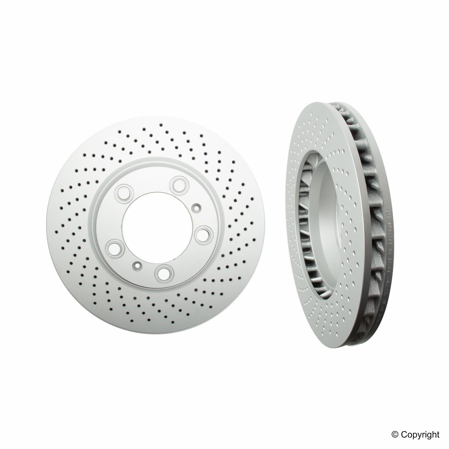 ATE SP34102 ATE Coated Single Pack Rotor For 01-12 Porsche 911