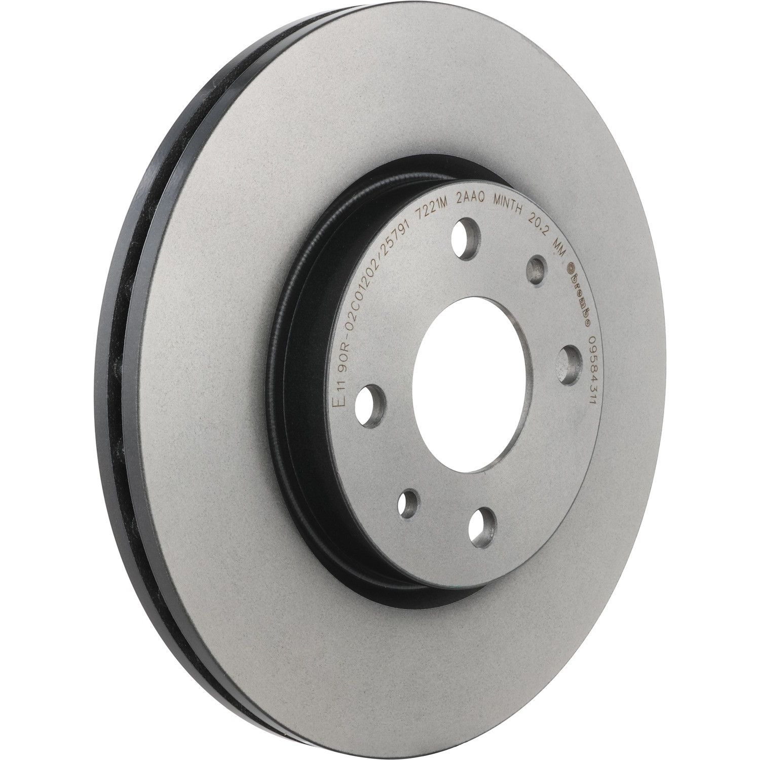 Brembo 09.5843.11 Disc Brake Rotor For 12-17 Fiat 500
