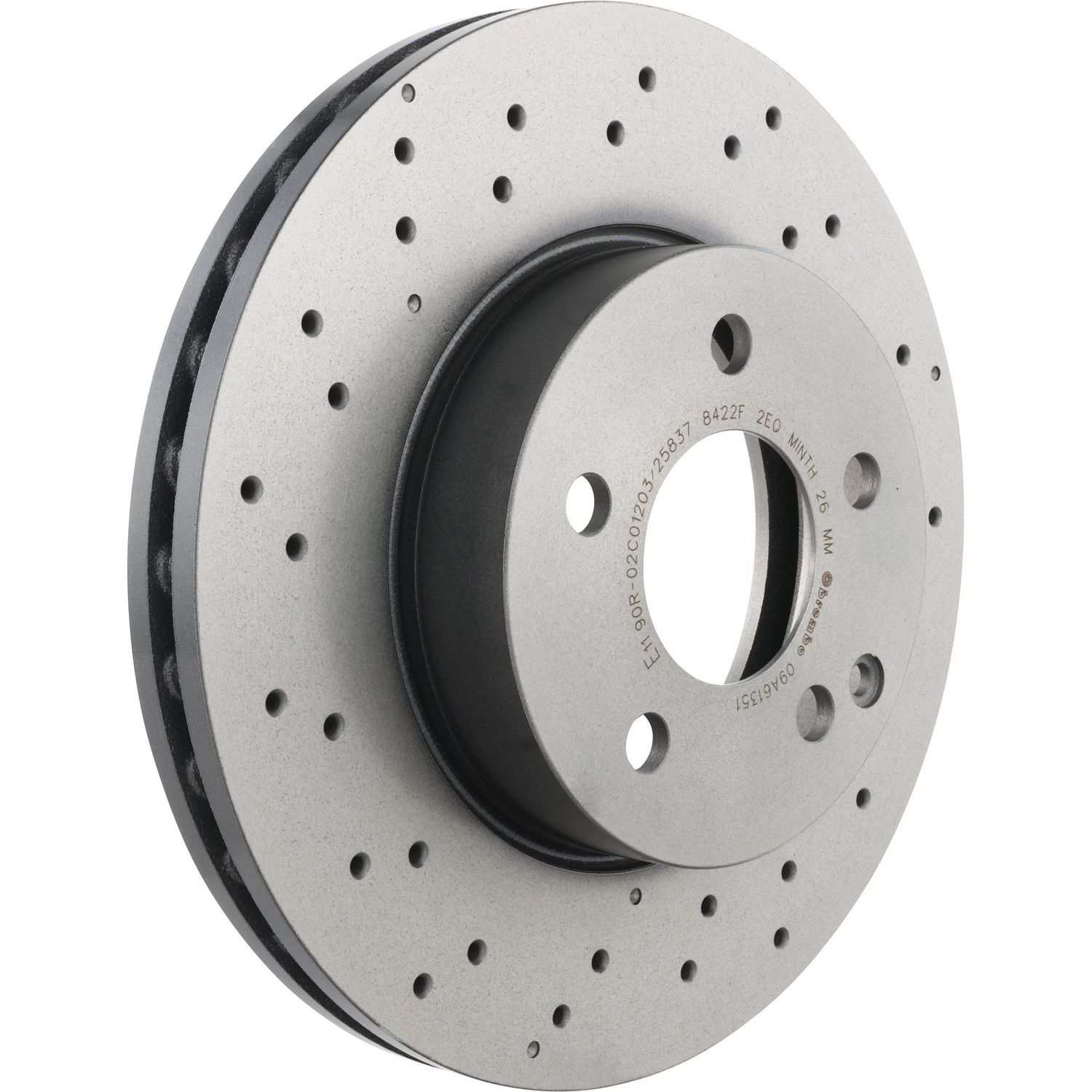 Brembo 09.A613.51 Disc Brake Rotor For 08-14 Mercedes-Benz C230 C250 C300