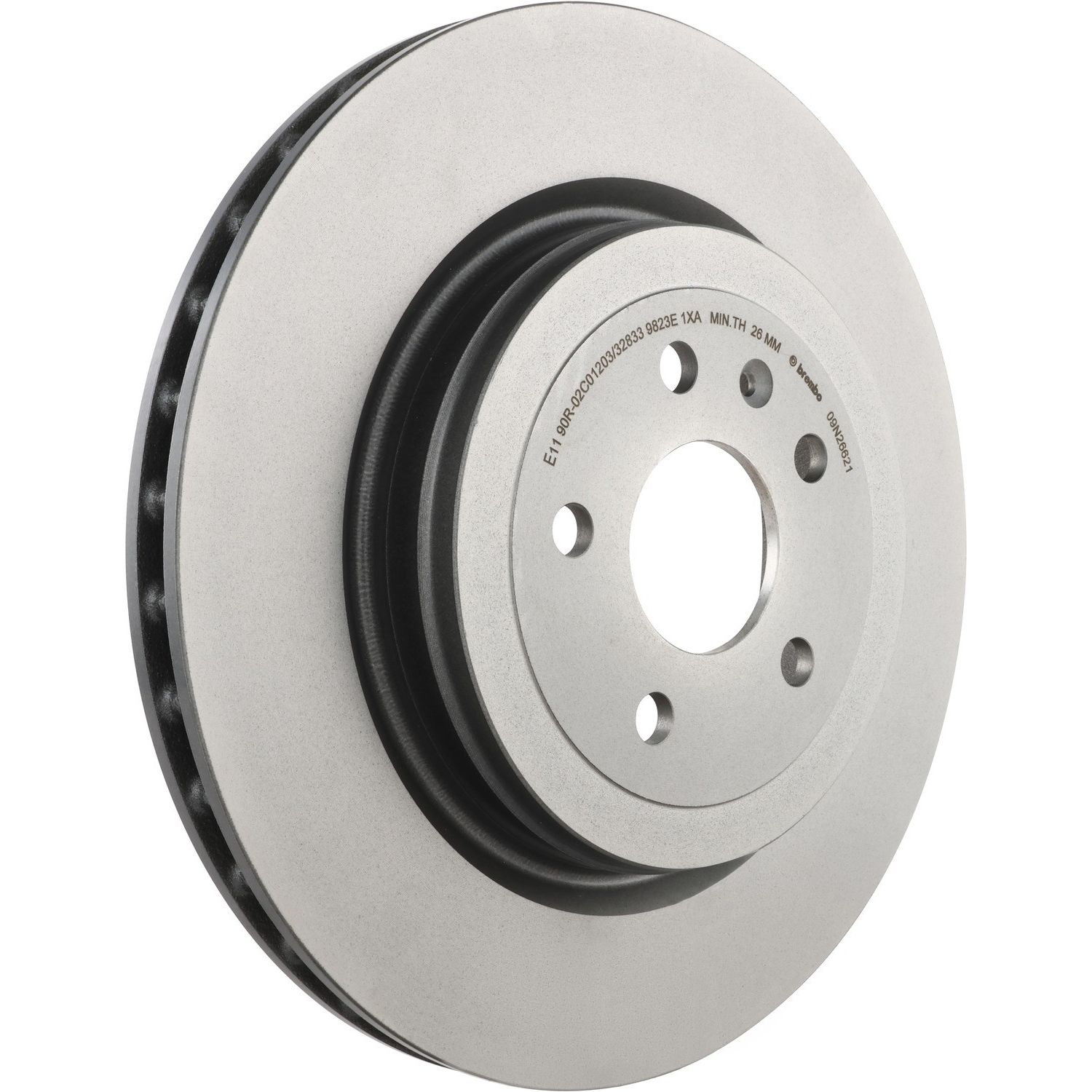 Brembo 09.N266.21 Disc Brake Rotor For 12-21 Tesla S X