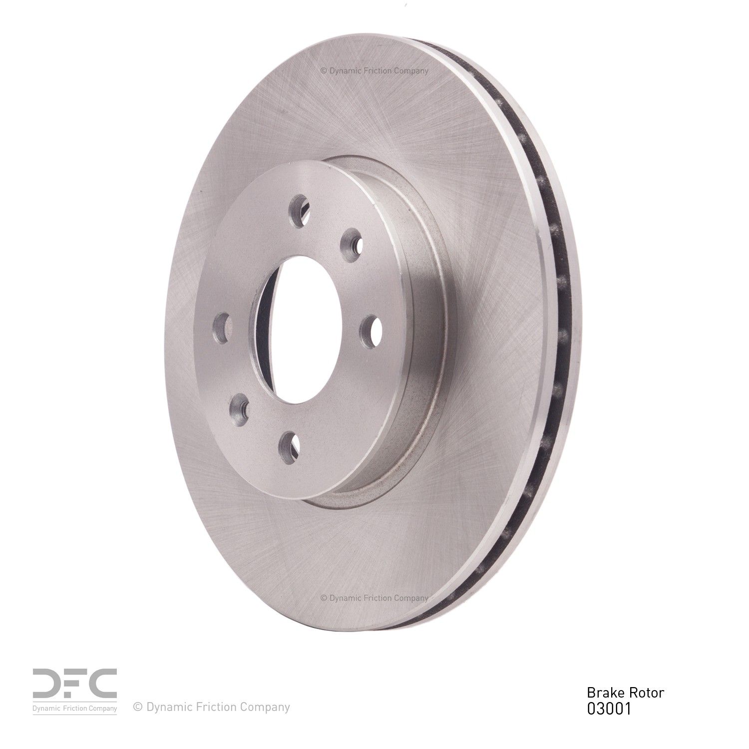 Dynamic Friction 600-03001 Disc Brake Rotor For 06-12 Accent Attitude Rio Rio5