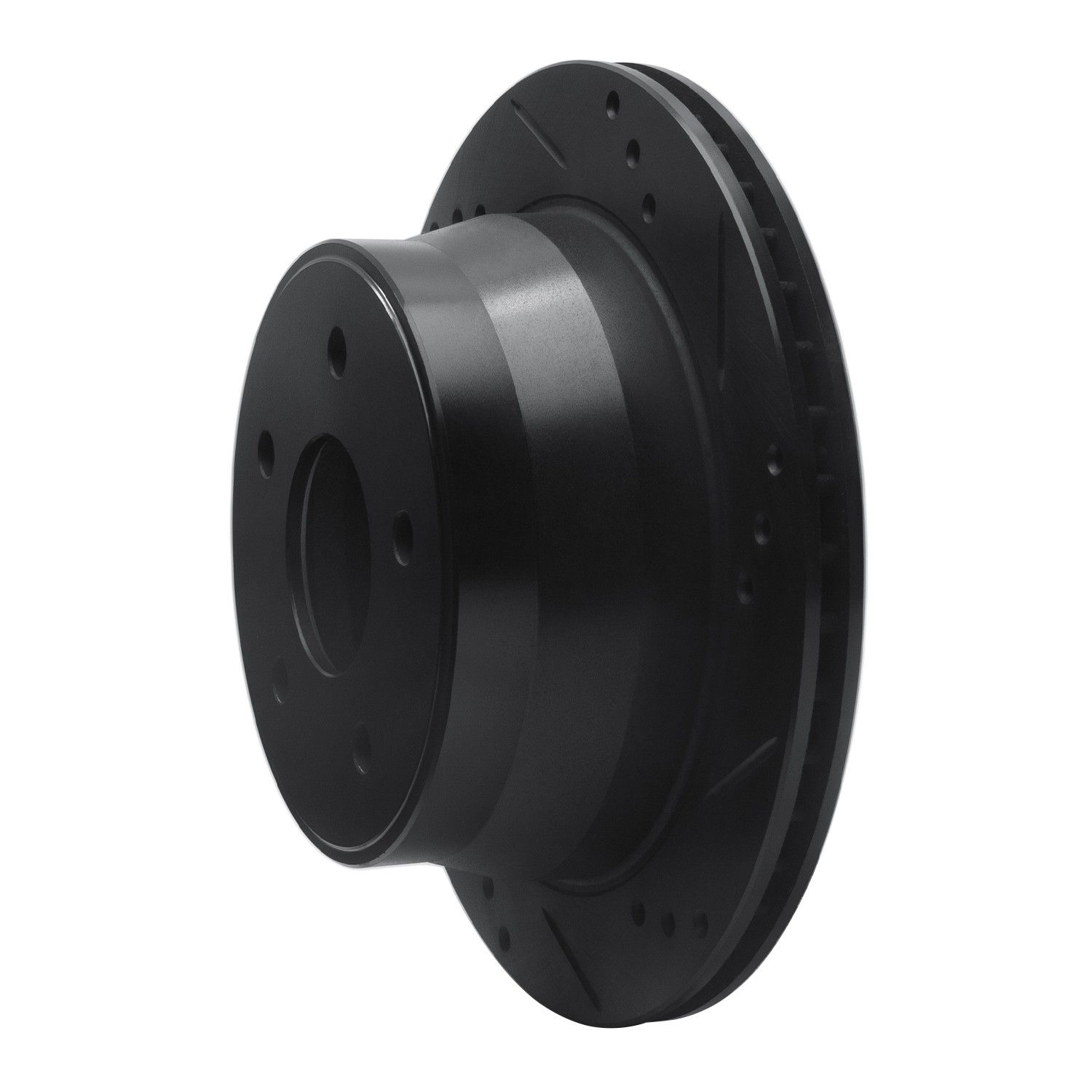 Dynamic Friction 633-48032R DFC Brake Rotor – Drilled and Slotted – Black