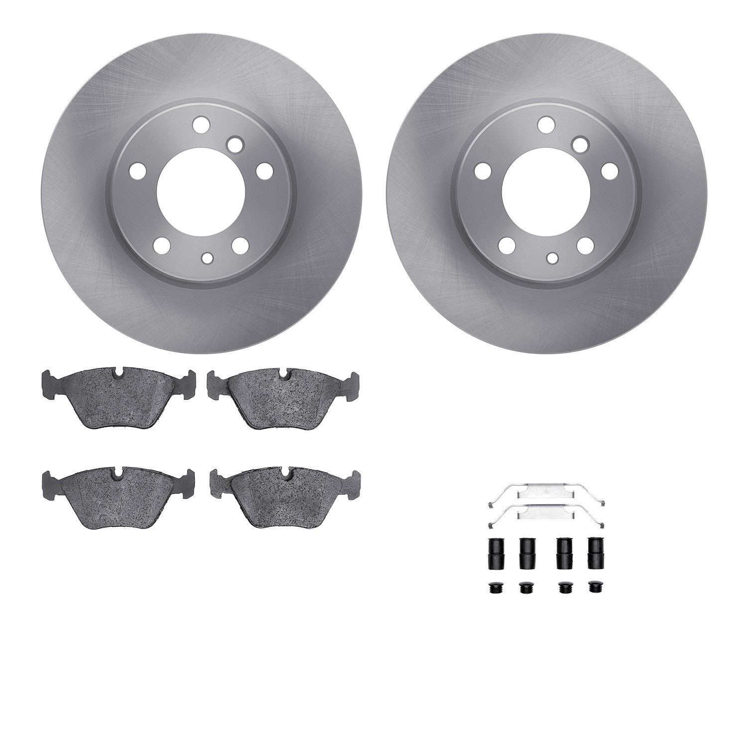 Dynamic Friction 6512-31212 Disc Brake Kit For Select 87-95 BMW Models