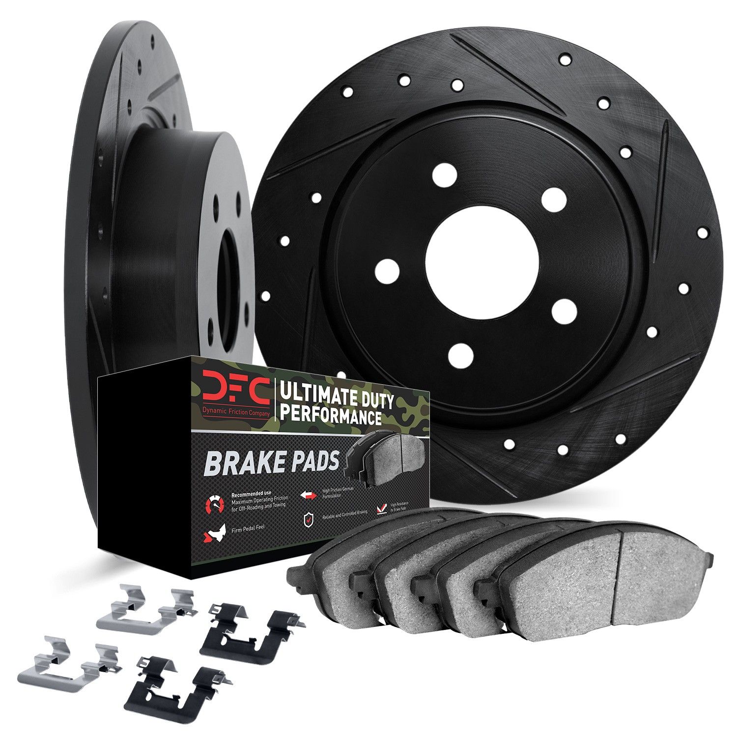 Dynamic Friction 8412-42036 Disc Brake Kit For 03-07 Jeep Liberty TJ Wrangler