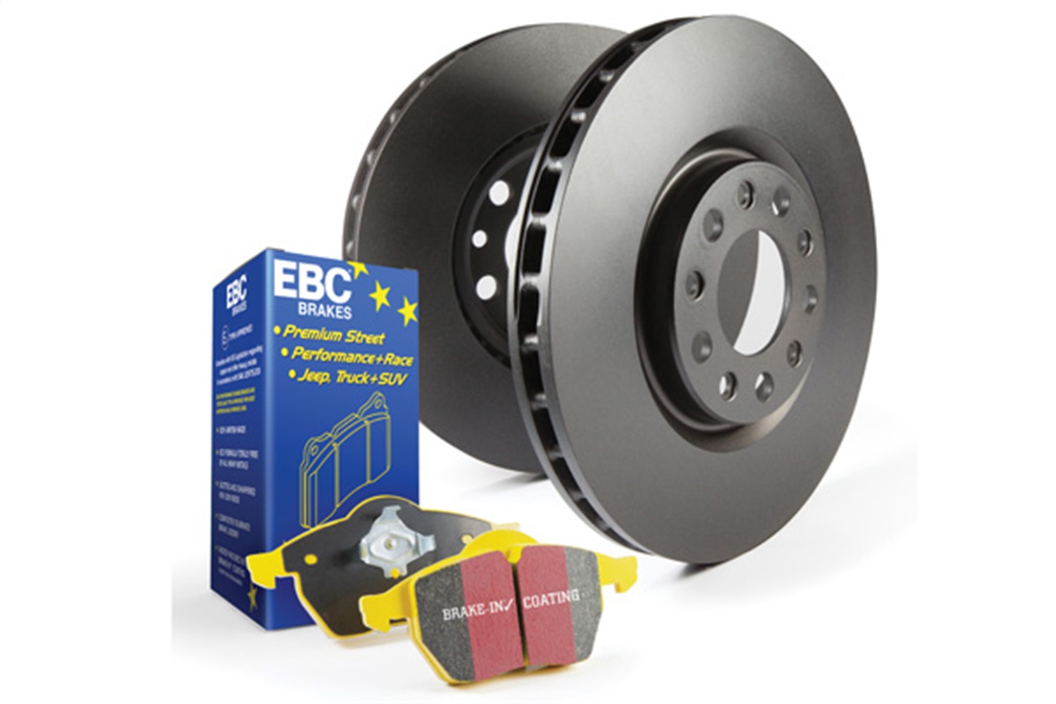 EBC Brakes S13KF1601 S13 Kits Yellowstuff and RK Rotors Fits 330Ci 330i 330xi Z4